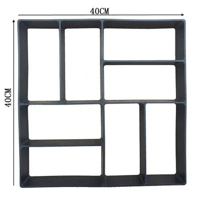 Molde con forma de suelo para decoración de jardín