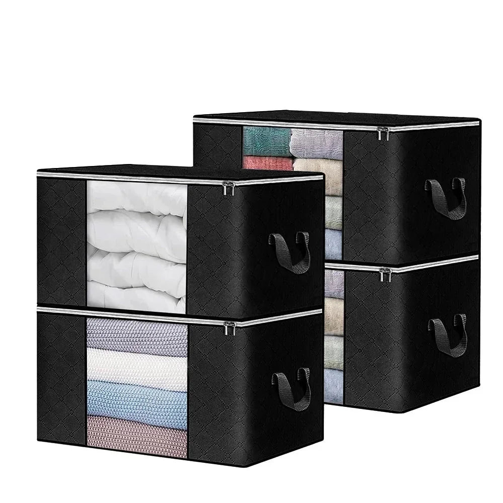 Kit of 4 Large Capacity Foldable Multipurpose Organizers