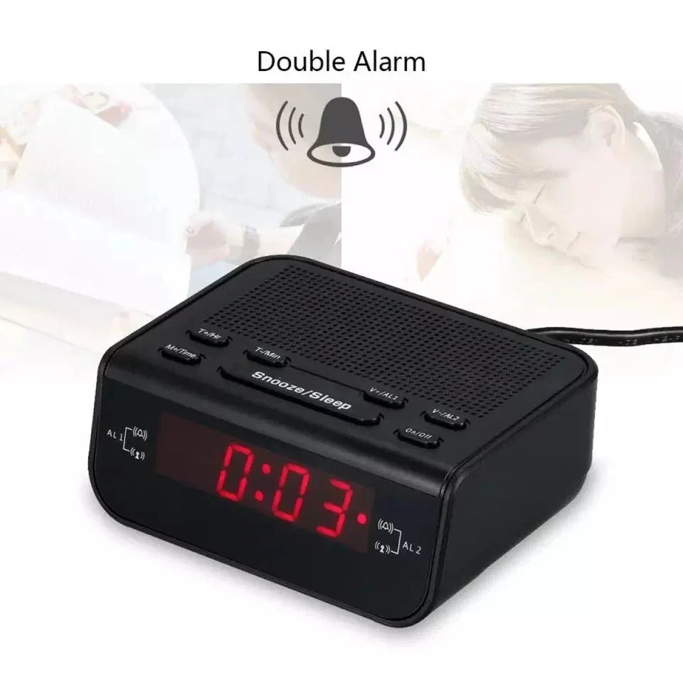Digital Table Clock Radio with Alarm 110/220V Bivolt
