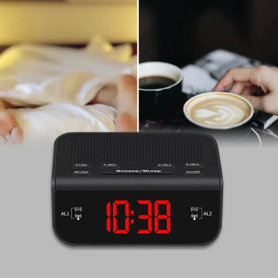 Digital Table Clock Radio with Alarm 110/220V Bivolt