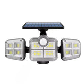 Foco LED solar de 800 W y 3 cabezales - EcoLight
