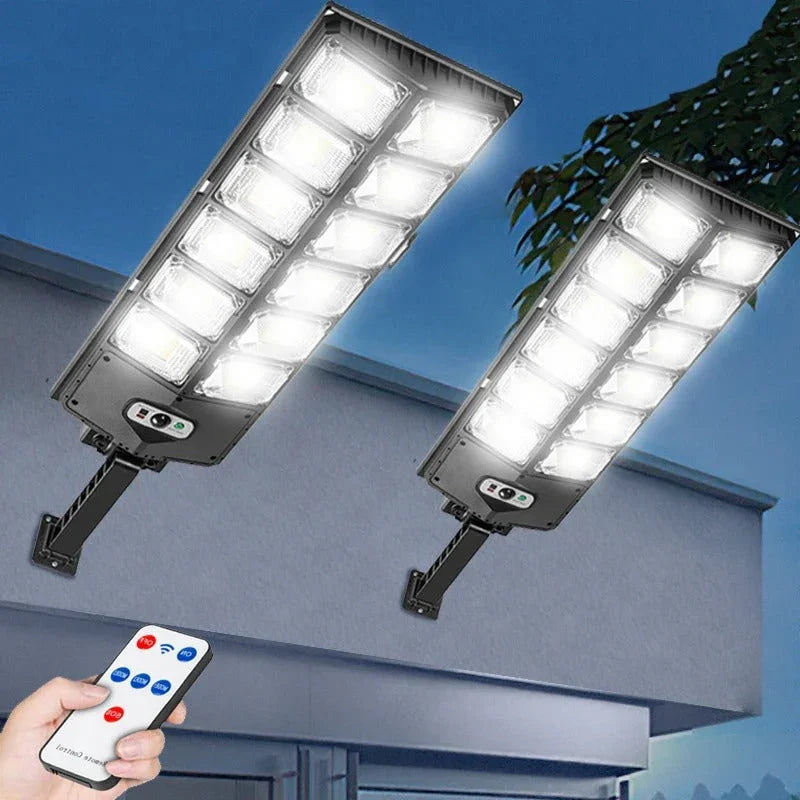 Smart Solar LED Spotlight with Motion Sensor - EcoBright