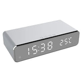 Digital Clock with Wireless Charger - TechCharge