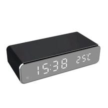 Digital Clock with Wireless Charger - TechCharge