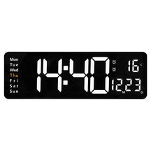 Digital Wall Clock with Remote Control and Alarm