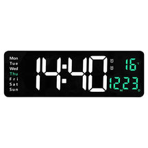 Digital Wall Clock with Remote Control and Alarm