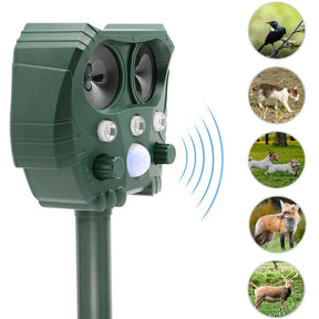 Waterproof Ultrasonic Solar Animal and Pest Repeller - PestFree