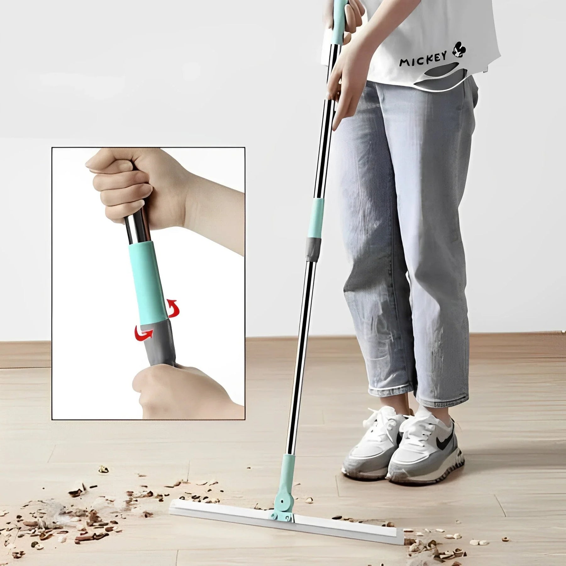 Escobilla de goma multifuncional de doble función SmartClean