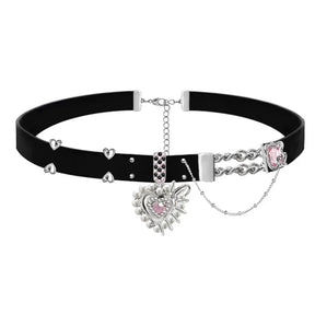 Collar de corazón biónico - Cadena de 40 cm