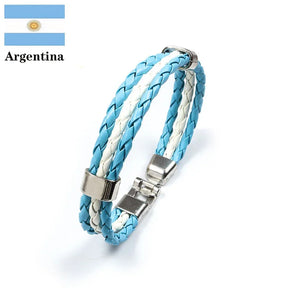 Leather Bracelet Various Countries