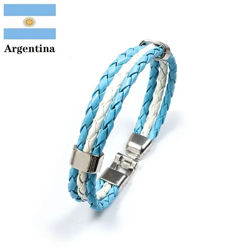 Leather Bracelet Various Countries