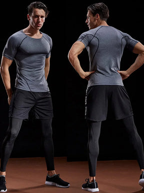 Camiseta de compresión para hombre 2025: secado rápido y elástica 