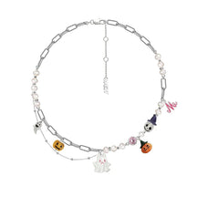Collar de calabaza y fantasma – Estilo Halloween