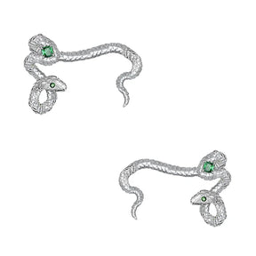 Pendiente estilo serpiente con clip para la oreja