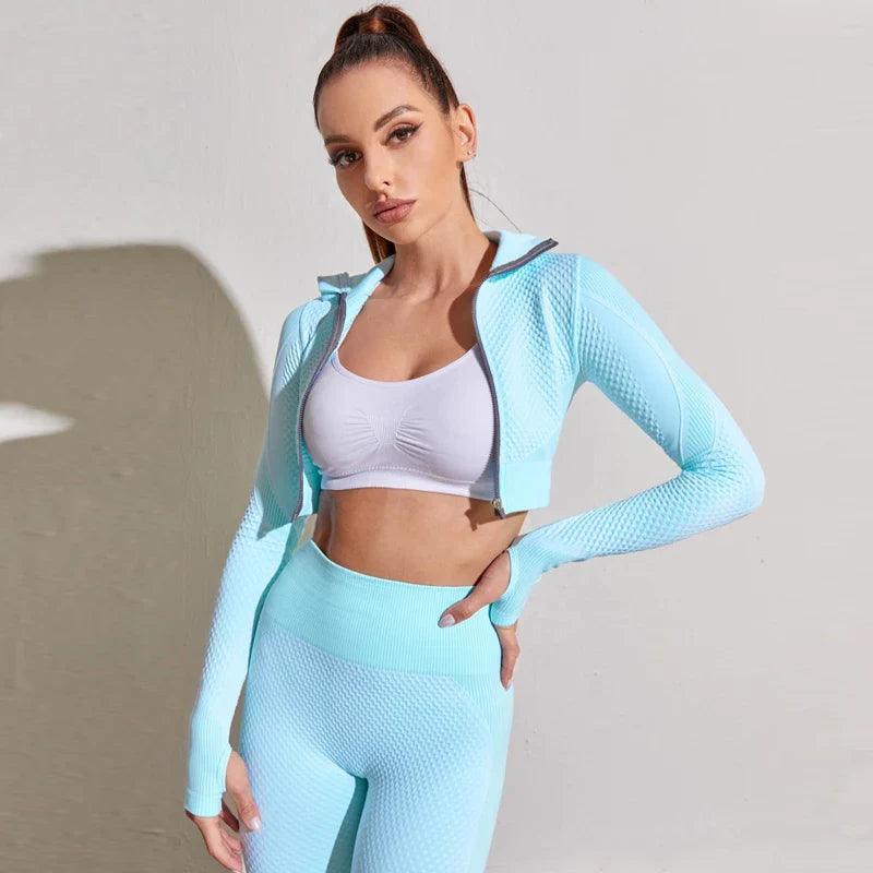 Conjunto Fitness Feminino - Frete Grátis + Brinde- Louis - Sundian