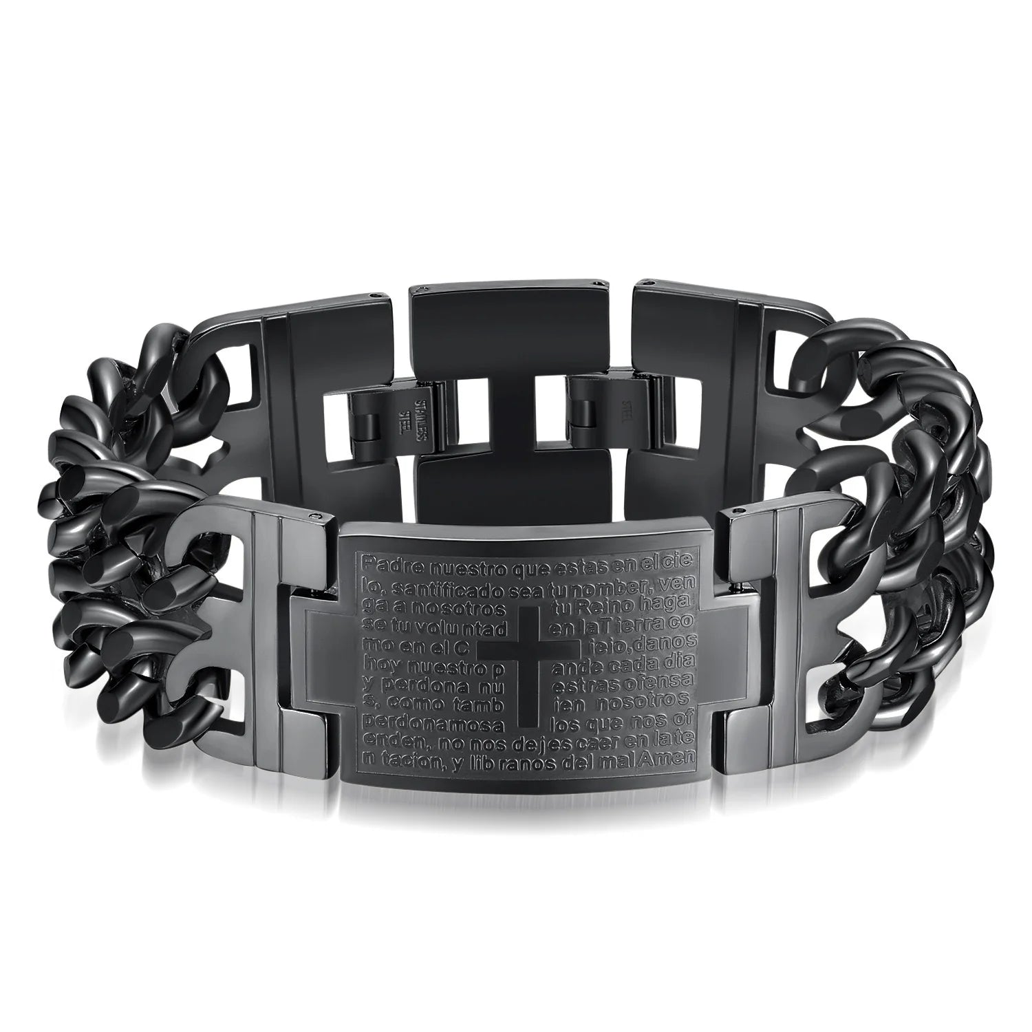 Pulseira Masculina Premium Cruz