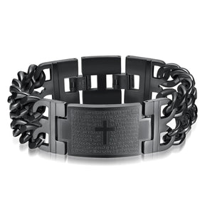 Pulseira Masculina Premium Cruz