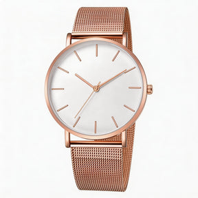 Relógio Feminino Couro Ultra Minimalista
