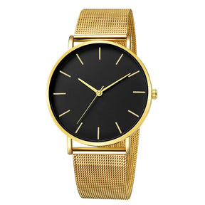 Relógio Feminino Couro Ultra Minimalista