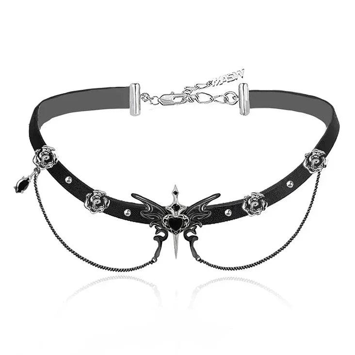 Collar MORTICIA - Cadena de 33 cm