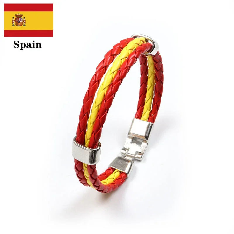 Leather Bracelet Various Countries
