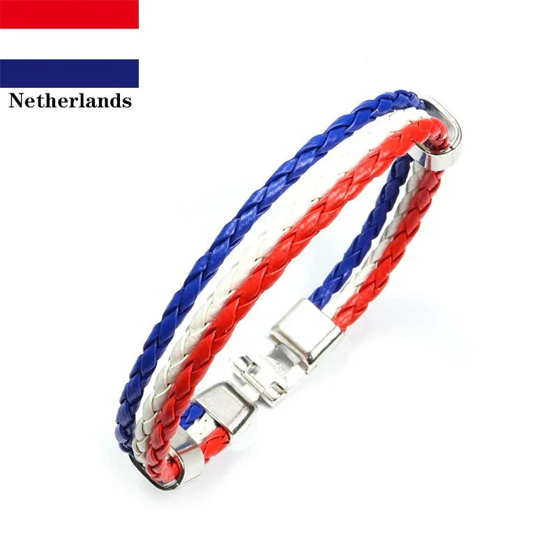 Leather Bracelet Various Countries