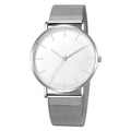 RUNERR Relógio Unisex Original Minimalista Quartzo Impermeável - Aço Inoxidável 42mm