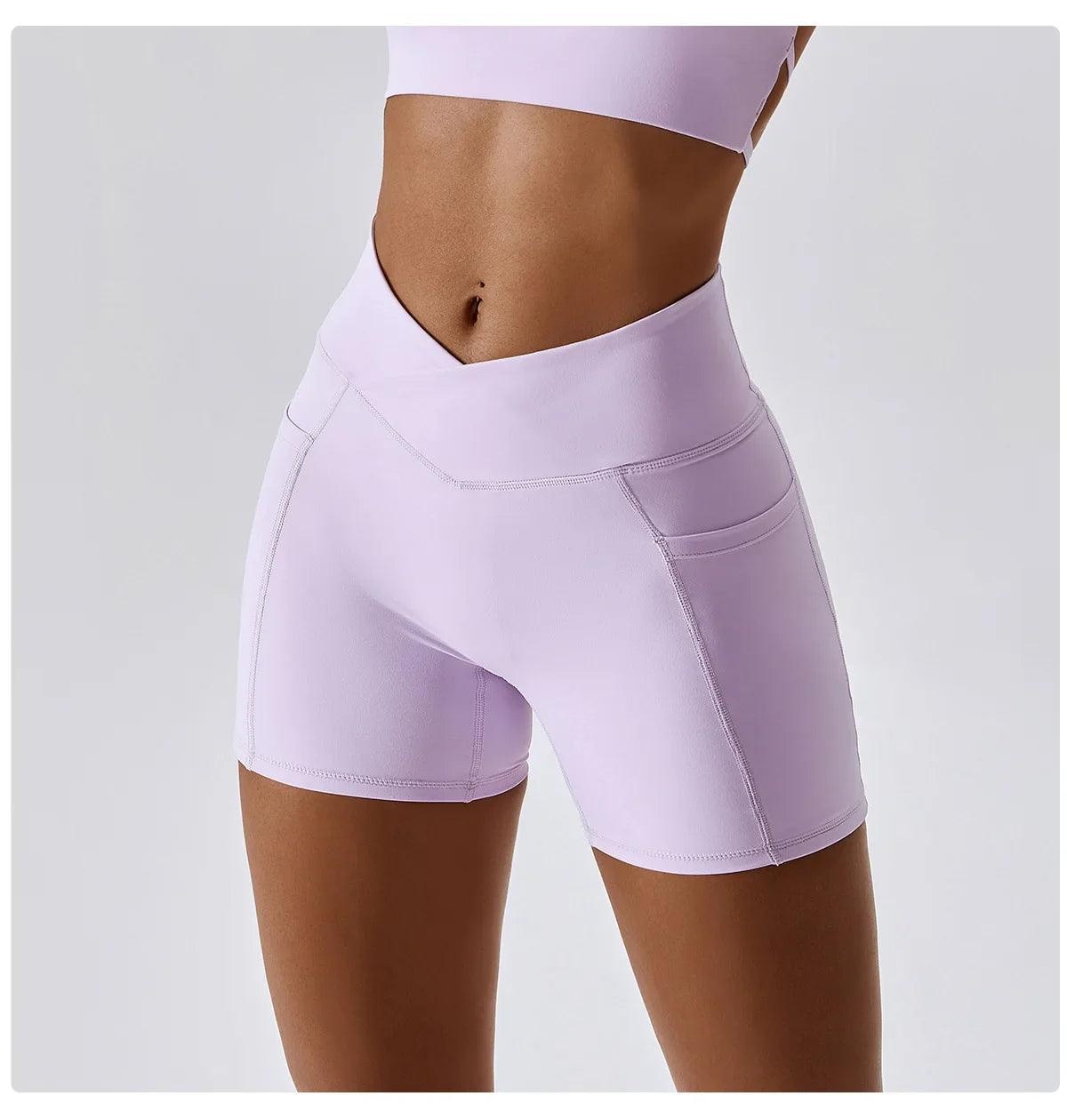 Shorts Fitness Feminino Com Bolso - Frete Grátis + Brinde - Zephyros - Sundian