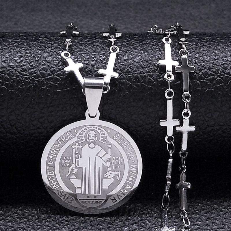 Medalha São Bento Corrente de Cruz