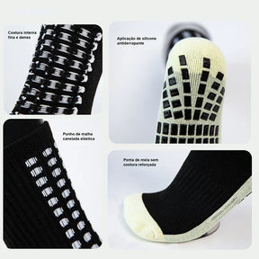 Calcetines de fútbol antideslizantes para hombre (talla 40-46) 