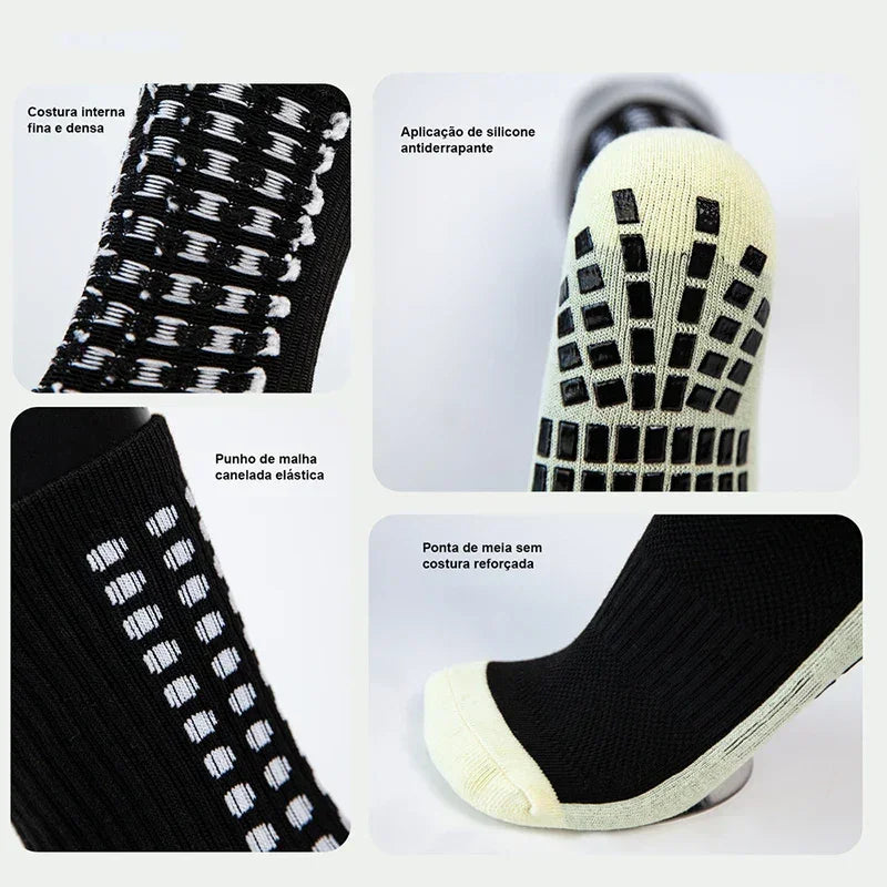 Calcetines de fútbol antideslizantes para hombre (talla 40-46) 