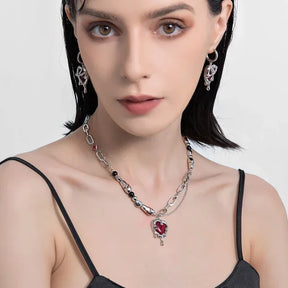 Collar Amor Moderno en Plata 925 – Cadena de 51 cm