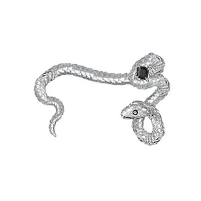 Pendiente estilo serpiente con clip para la oreja