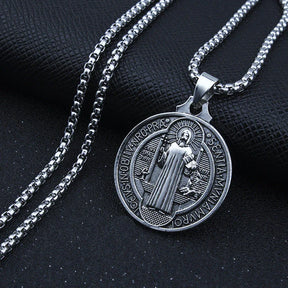 Necklace Medal The Cross of Saint Benedict 