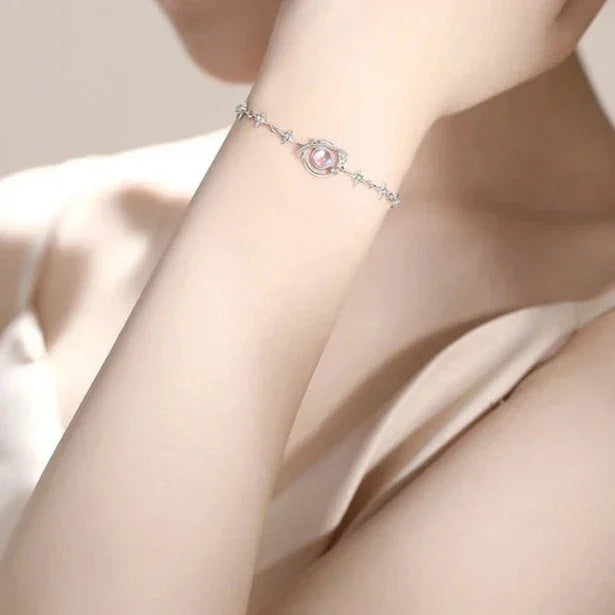 Pulsera Estrella Cósmica en Plata 925