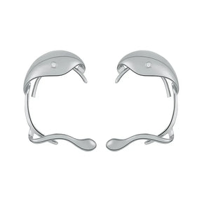 Par de pendientes protectores de orejas Sunshine con circonitas