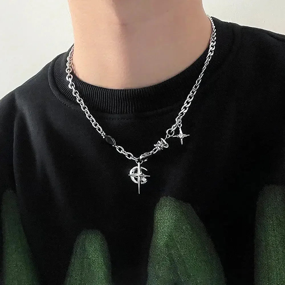 Collar Noche Estrellada en Plata 925 – Cadena de 45 cm