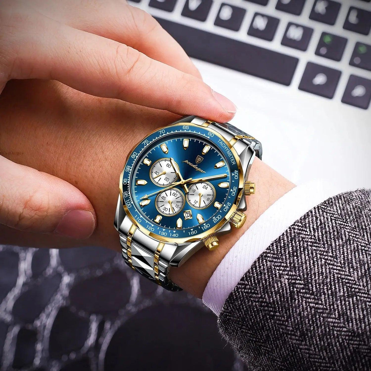 Relógio Masculino Luxo Perpétuo Diamond - Sundian - Sundian