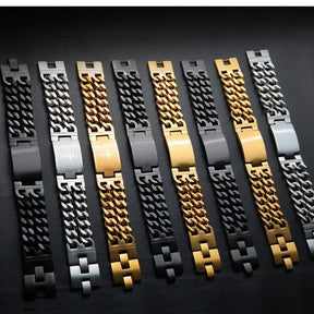 Pulseira Masculina Premium Cruz