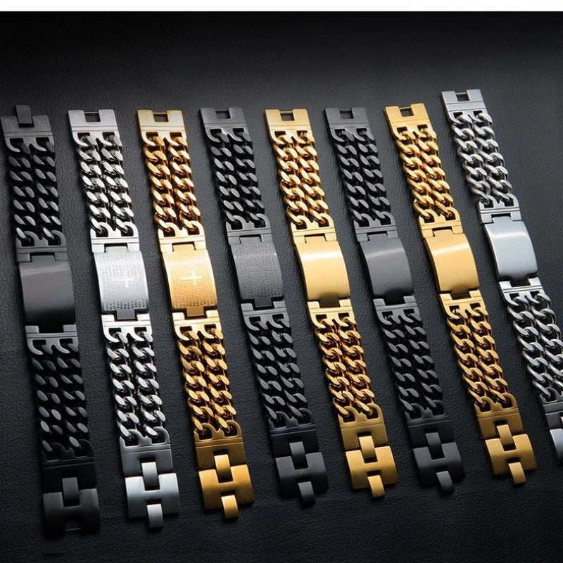 Pulseira Masculina Premium Cruz