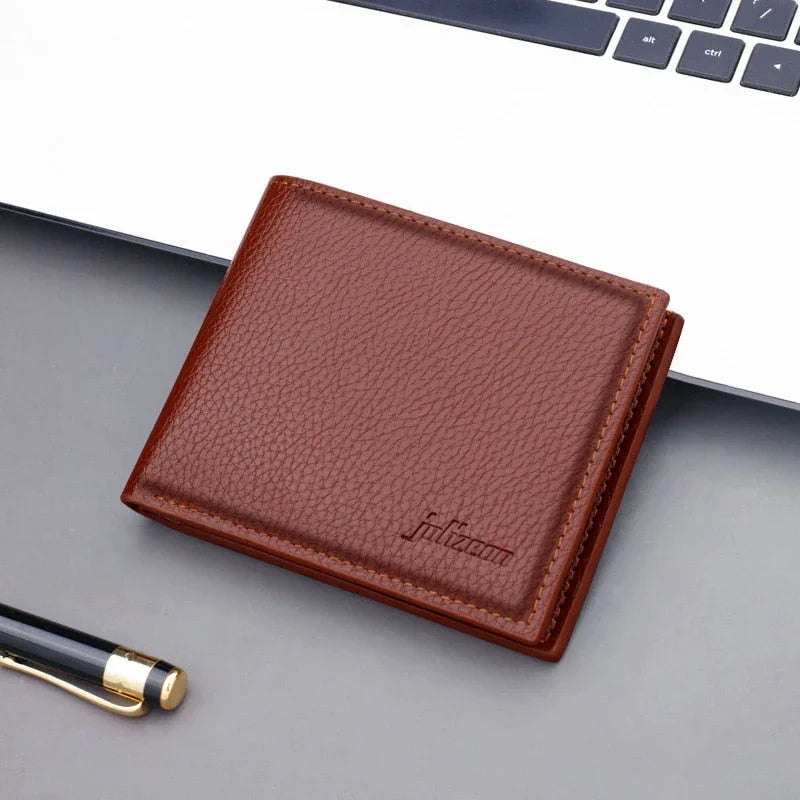 Carteira de Couro Masculina Julizenn Slim Classic