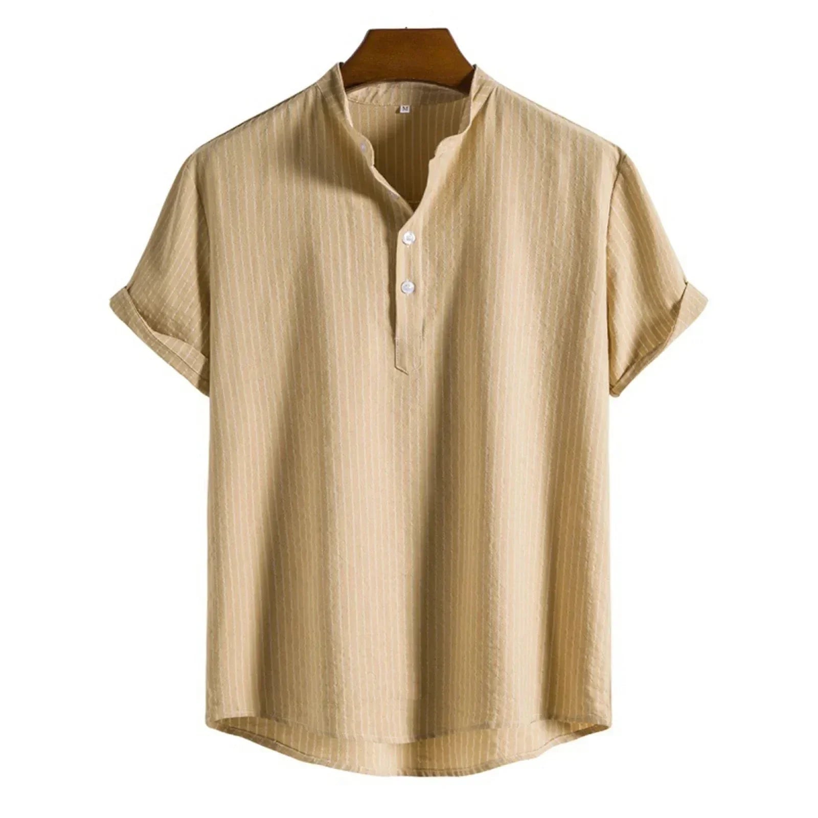 Camisa elegante de lino Zooper: diseño moderno con un toque clásico