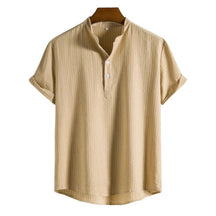 Camisa elegante de lino Zooper: diseño moderno con un toque clásico