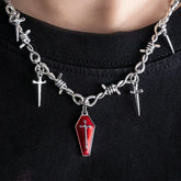 Collar de ataúd de vampiro - Cadena de 42 cm