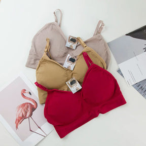 Women's Cropped Top Sexy Lingerie with Support - Sports Style Bra 
