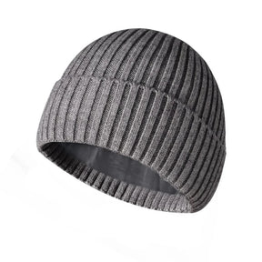 Thick Wool Hat with Velvet Lining – Unisex Winter Hat