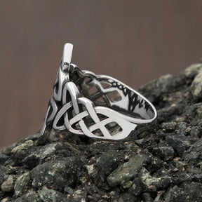 Anel Triquetra em Aço Inoxidável 316L - Sundian