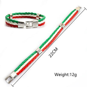 Leather Bracelet Various Countries
