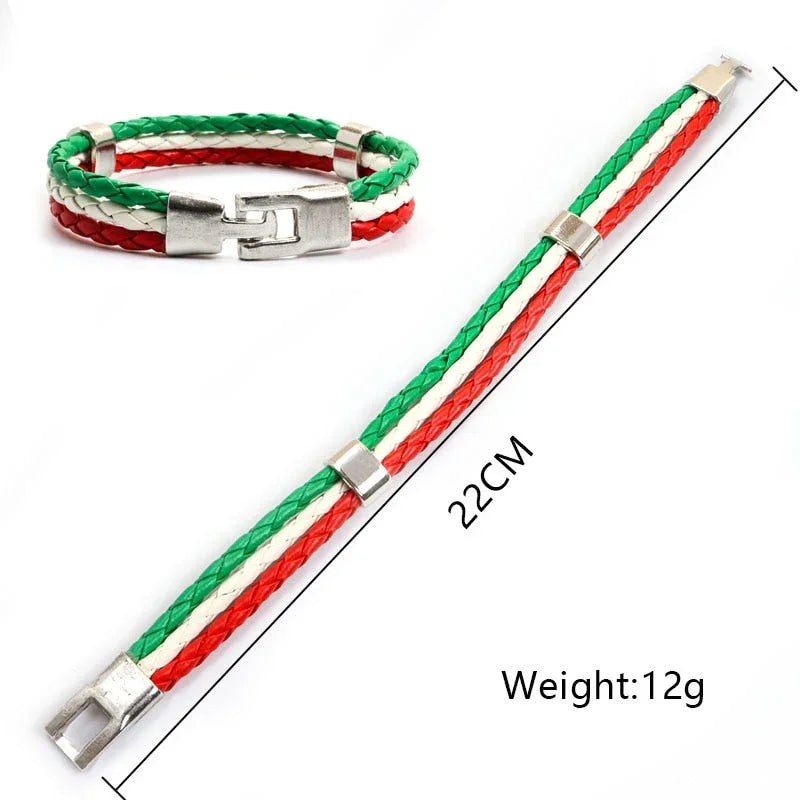 Leather Bracelet Various Countries