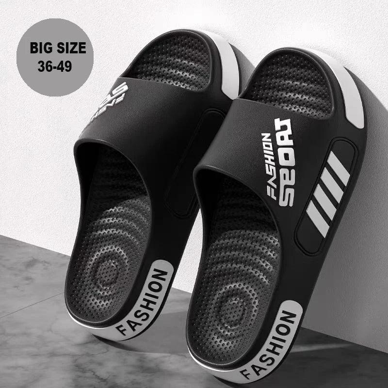 Men's Flip Flops Big Size 48-49 – Open Slide Style Sandal 